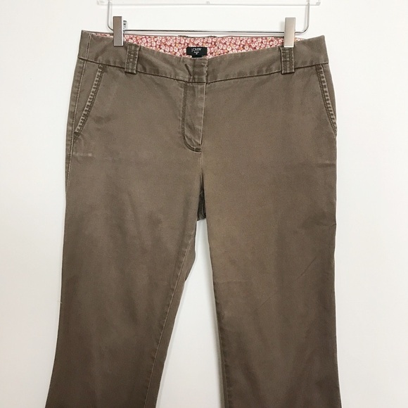 J. Crew Factory City Fit Stretch Khakis Size 8S - Picture 2 of 8